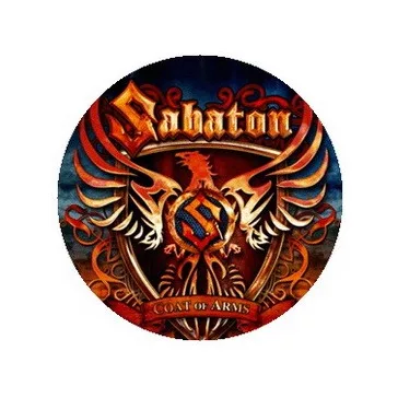 SABATON: Coat Of Arms (jelvény, 2,5 cm)