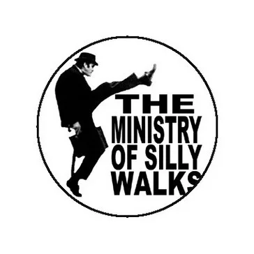 MONTY PYTHON: Silly Walks (jelvény, 2,5 cm)