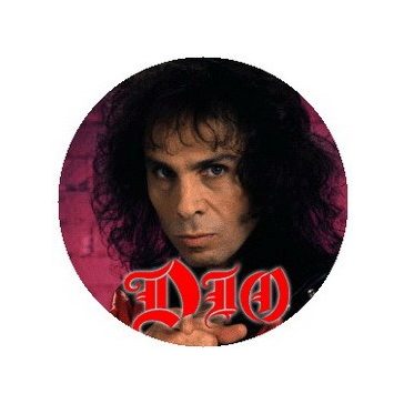 DIO: Face (jelvény, 2,5 cm)