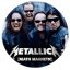 METALLICA: Band Magnetic (jelvény, 2,5 cm)
