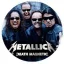 METALLICA: Band Magnetic (jelvény, 2,5 cm)