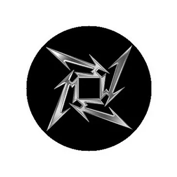 METALLICA: Ninja Logo (jelvény, 2,5 cm)