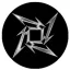 METALLICA: Ninja Logo (jelvény, 2,5 cm)