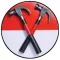 PINK FLOYD: Hammers (jelvény, 2,5 cm)