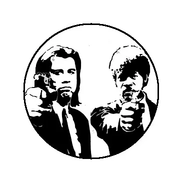 PULP FICTION (jelvény, 2,5 cm)