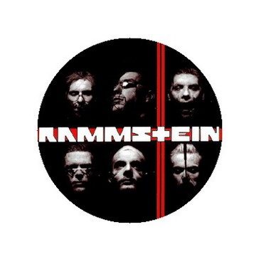 RAMMSTEIN: Du hast (jelvény, 2,5 cm)