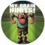 MONTY PYTHON: My Brain Hurts! (jelvény, 2,5 cm)