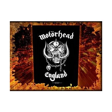 MOTORHEAD: England (hátfelvarró / backpatch)