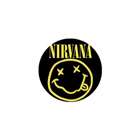 NIRVANA: Smiley (jelvény, 2,5 cm) NIRVANA: Smiley (jelvény, 2,5 cm)