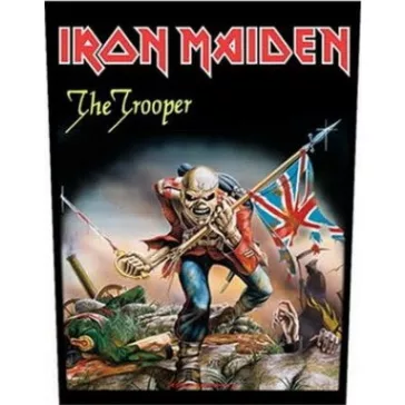 IRON MAIDEN: Trooper  (hátfelvarró / backpatch)