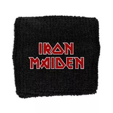 IRON MAIDEN: Logo (frottír csuklószorító)