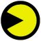 PAC-MAN: sárga (jelvény, 2,5 cm)