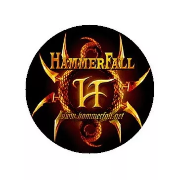 HAMMERFALL: Logo (jelvény, 2,5 cm)