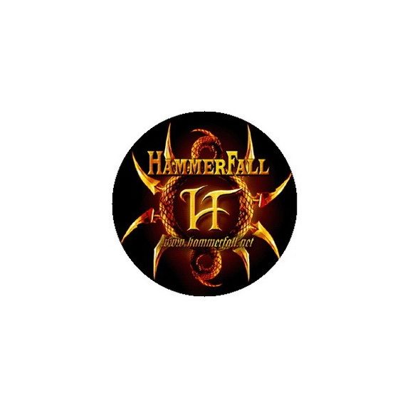 HAMMERFALL: Logo (jelvény, 2,5 cm) HAMMERFALL: Logo (jelvény, 2,5 cm)