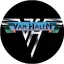 VAN HALEN: Logo (jelvény, 2,5 cm)