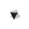 Szegecs, piramis, kicsi, nikkel (12x12x5mm, 1/2 inch)