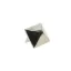 Szegecs, piramis, kicsi, nikkel (12x12x5mm, 1/2 inch)