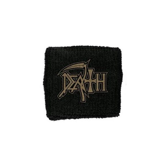 DEATH: Logo (frottír csuklószorító) DEATH: Logo (frottír csuklószorító)