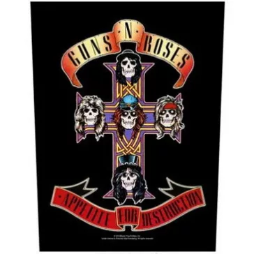   GUNS N' ROSES: Appetite For D. (hátfelvarró / backpatch)