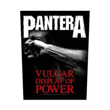 PANTERA: Vulgar Display (hátfelvarró / backpatch)