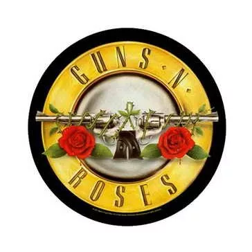   GUNS N' ROSES: Bullet Logo (round) (hátfelvarró / backpatch)