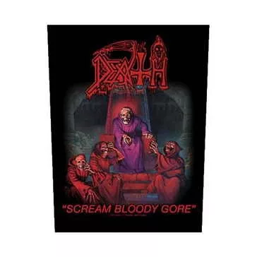 DEATH: Scream Bloody Gore (hátfelvarró / backpatch)