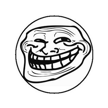 TROLLFACE (jelvény, 2,5 cm)