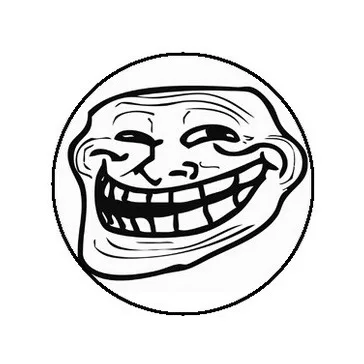 TROLLFACE (jelvény, 2,5 cm)