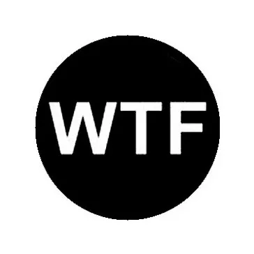WTF (jelvény, 2,5 cm)