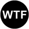 WTF (jelvény, 2,5 cm)