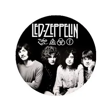 LED ZEPPELIN: Band (jelvény, 2,5 cm)