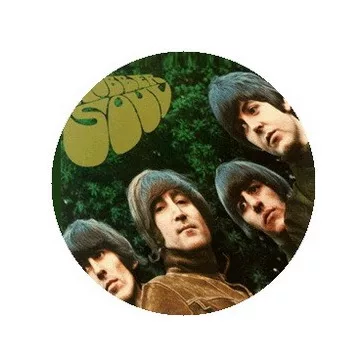 BEATLES: Rubber Soul (jelvény, 2,5 cm)