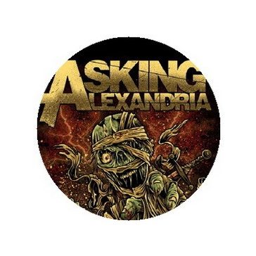 ASKING ALEXANDRIA: Mummy (jelvény, 2,5 cm)