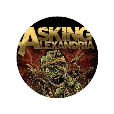ASKING ALEXANDRIA: Mummy (jelvény, 2,5 cm)