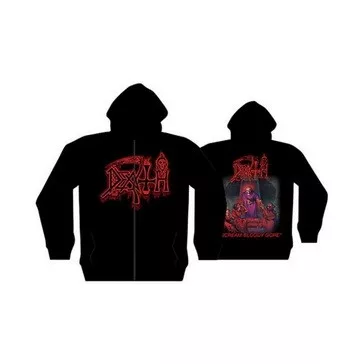 DEATH: Scream Bloody Gore (kapucnis pulóver, cipzáros)