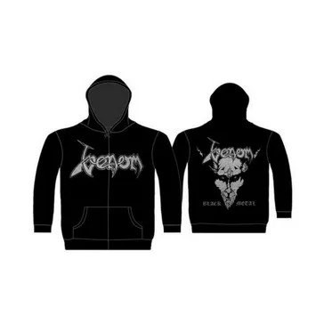VENOM: Black Metal (kapucnis pulóver, cipzáros)