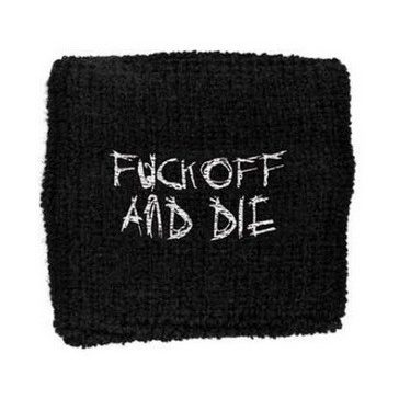 DARKTHRONE: Fuck Off  (frottír csuklószorító)