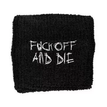 DARKTHRONE: Fuck Off  (frottír csuklószorító)