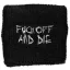 DARKTHRONE: Fuck Off  (frottír csuklószorító)
