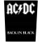 AC/DC: Back In Black (hátfelvarró / backpatch)