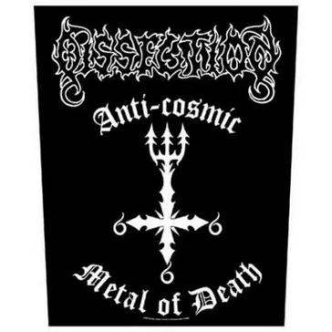   DISSECTION: Anti-Cosmic Metal Of D. (hátfelvarró / backpatch)