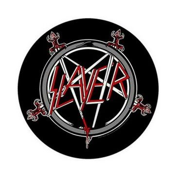 SLAYER: Pentagram Circle (hátfelvarró / backpatch)