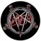 SLAYER: Pentagram Circle (hátfelvarró / backpatch)