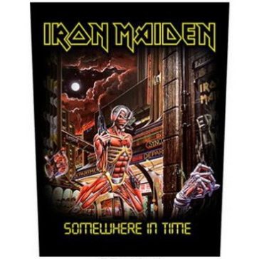 IRON MAIDEN: Somewhere In Time (hátfelvarró / backpatch)