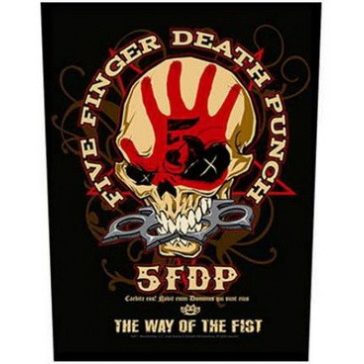   FIVE FINGER DEATH PUNCH: Way Of The Fist (hátfelvarró / backpatch)