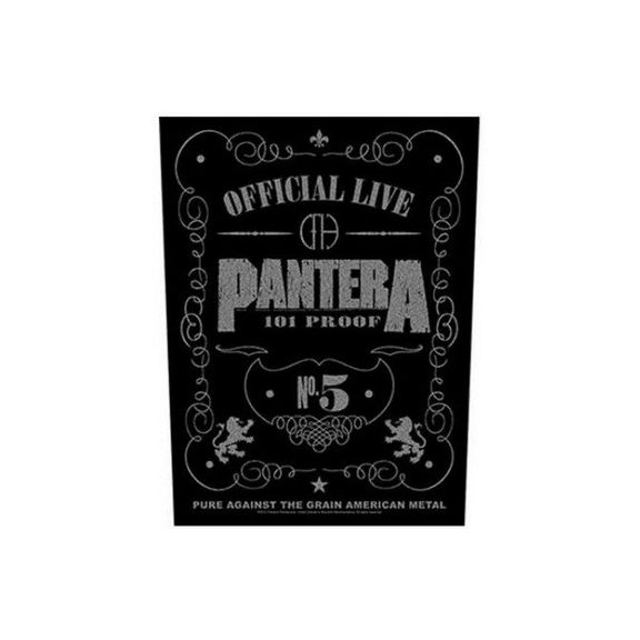 PANTERA: 101% Proof (hátfelvarró / backpatch) PANTERA: 101% Proof (hátfelvarró / backpatch)
