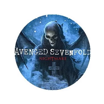 AVENGED SEVENFOLD: Nightmare (jelvény, 2,5 cm)
