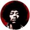 JIMI HENDRIX: Portrait (jelvény, 2,5 cm)