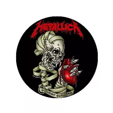 METALLICA: Heart (jelvény, 2,5 cm)