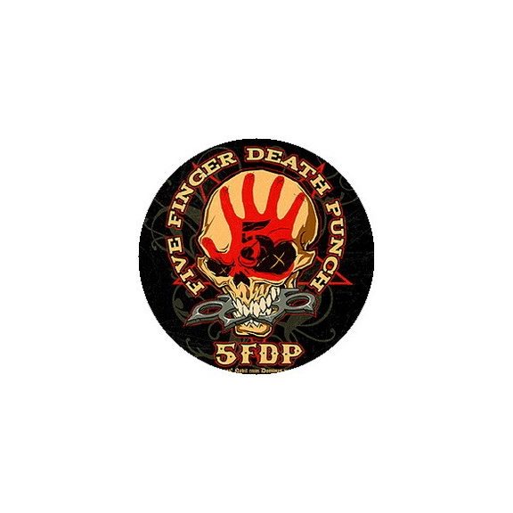 FIVE FINGER DEATH PUNCH: Skull (jelvény, 2,5 cm) FIVE FINGER DEATH PUNCH: Skull (jelvény, 2,5 cm)